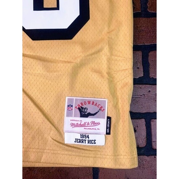 JERRY RICE 1994 Mitchell & Ness Split Legacy Football Jersey ~Never Worn~ - Picture 3 of 7